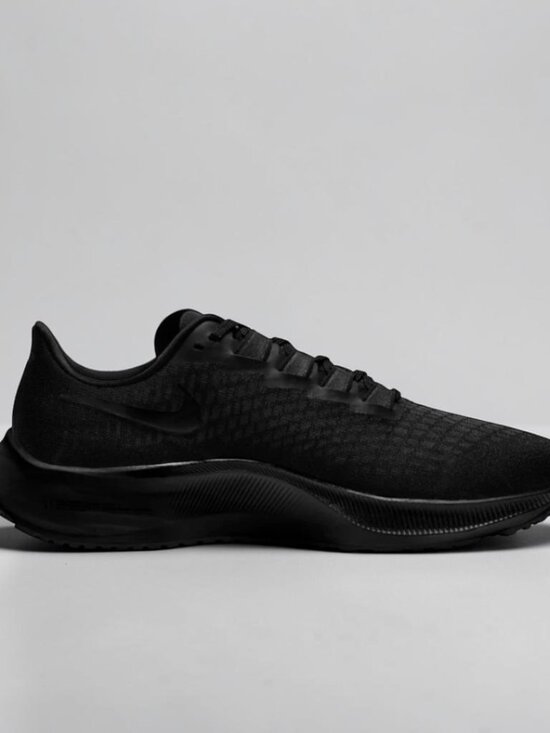 Nike Air Zoom Pegasus 37 Mens Running Shoes Size 9 Black/Smoke Grey BQ9646 005 main image 4